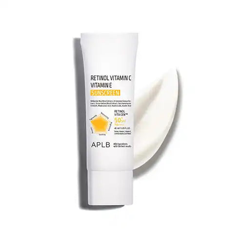 واقي شمس لتفتيح واشراقة البشرة بالريتينول وفيتاميني سي و فيتامين اي بعامل حماية SPF50+ من اي بي ال بي – 40 مل