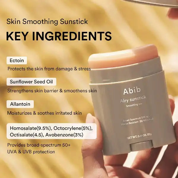واقي شمس ستيك خفيف ومقاوم للماء SPF50+ من ابيب – 23 غرام