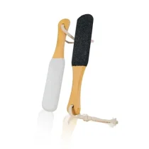 محكاكة قدم  للعناية بالأقدام بخشب البامبو