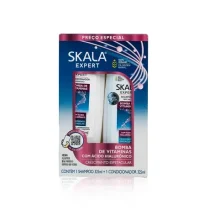 بكج شامبو وبلسم الفيتامينات مع حمض الهيالورونيك من سكالا - 325 مل * 200 مل